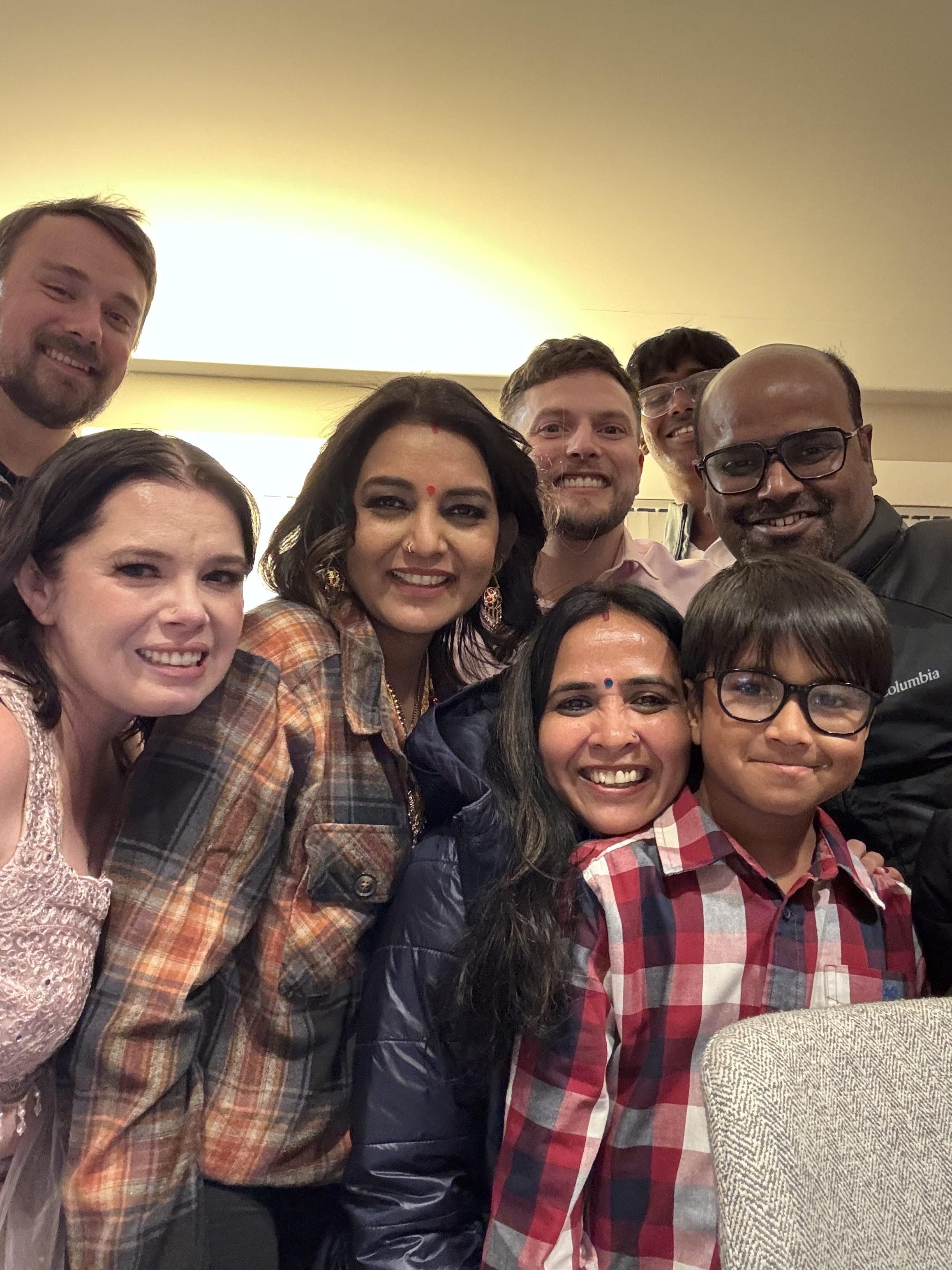 Wedding celebration at home